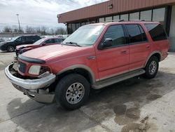 Ford salvage cars for sale: 2001 Ford Expedition Eddie Bauer