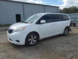 Toyota Sienna LE salvage cars for sale: 2012 Toyota Sienna LE