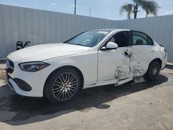 Salvage cars for sale from Copart Riverview, FL: 2024 Mercedes-Benz C300