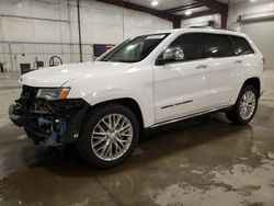 Salvage cars for sale at Avon, MN auction: 2018 Jeep Grand Cherokee Summit