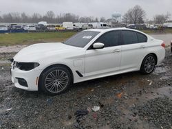 Salvage cars for sale at Hillsborough, NJ auction: 2018 BMW 530E