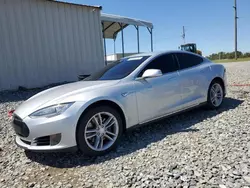 Flood-damaged cars for sale at auction: 2016 Tesla Model S