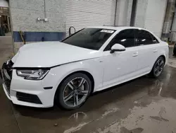 Salvage cars for sale from Copart Ham Lake, MN: 2017 Audi A4 Premium Plus