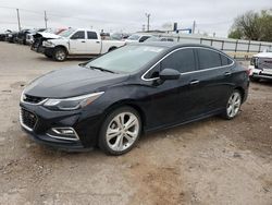 Vehiculos salvage en venta de Copart Oklahoma City, OK: 2016 Chevrolet Cruze Premier