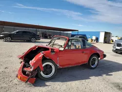 Salvage cars for sale at Andrews, TX auction: 1978 Porsche 911