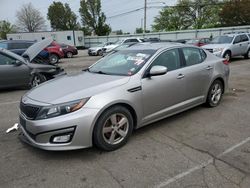 Salvage cars for sale at Moraine, OH auction: 2015 KIA Optima LX