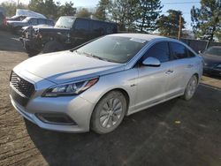 Salvage cars for sale from Copart Denver, CO: 2016 Hyundai Sonata Hybrid