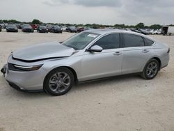 Salvage cars for sale at San Antonio, TX auction: 2024 Honda Accord EX