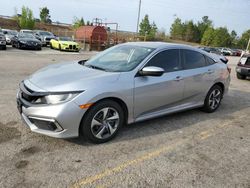 Salvage cars for sale at Gaston, SC auction: 2019 Honda Civic LX
