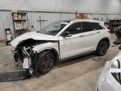 Salvage cars for sale from Copart Milwaukee, WI: 2020 Infiniti QX50 Pure