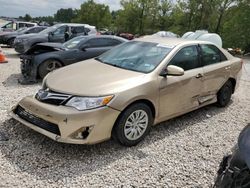 Salvage cars for sale from Copart Houston, TX: 2012 Toyota Camry Base