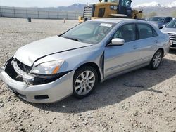 Salvage cars for sale from Copart Magna, UT: 2007 Honda Accord EX