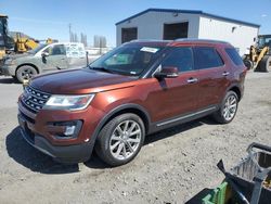 Ford Explorer salvage cars for sale: 2016 Ford Explorer Limited