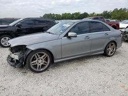 Salvage cars for sale at Houston, TX auction: 2011 Mercedes-Benz C300