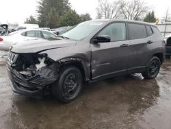 Jeep Compass Sport salvage cars for sale: 2021 Jeep Compass Sport