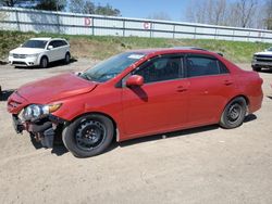 Salvage cars for sale from Copart Davison, MI: 2013 Toyota Corolla Base