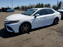 Salvage cars for sale from Copart Denver, CO: 2022 Toyota Camry SE