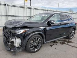 Salvage cars for sale at Littleton, CO auction: 2019 Infiniti QX50 Essential