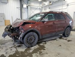 Salvage cars for sale from Copart Ontario Auction, ON: 2015 Ford Explorer XLT