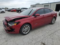 Salvage cars for sale at Kansas City, KS auction: 2019 Ford Fusion SE