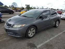 Salvage cars for sale from Copart Van Nuys, CA: 2013 Honda Civic LX