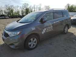 Nissan Quest s salvage cars for sale: 2017 Nissan Quest S