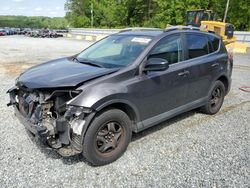 Salvage cars for sale at Concord, NC auction: 2017 Toyota Rav4 LE