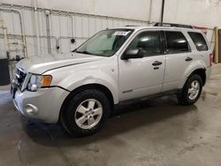 Salvage cars for sale at Avon, MN auction: 2008 Ford Escape XLT