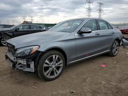 Vehiculos salvage en venta de Copart Elgin, IL: 2015 Mercedes-Benz C 300 4matic