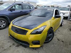 Vehiculos salvage en venta de Copart Martinez, CA: 2011 Infiniti G37 Base