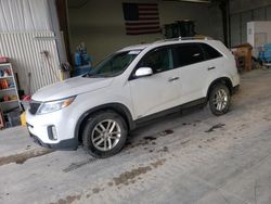 Salvage cars for sale at Greenwood, NE auction: 2015 KIA Sorento LX