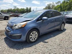 Salvage cars for sale from Copart Riverview, FL: 2016 KIA Rio LX