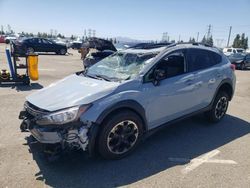 Salvage cars for sale from Copart Rancho Cucamonga, CA: 2022 Subaru Crosstrek Premium
