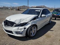 Salvage cars for sale at North Las Vegas, NV auction: 2012 Mercedes-Benz C 250