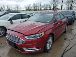 Salvage cars for sale at Bridgeton, MO auction: 2017 Ford Fusion SE