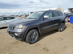 Jeep salvage cars for sale: 2018 Jeep Grand Cherokee Limited