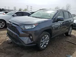 Salvage cars for sale from Copart Elgin, IL: 2020 Toyota Rav4 XLE Premium