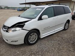 Salvage cars for sale at Temple, TX auction: 2008 Toyota Sienna XLE