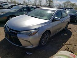 Salvage cars for sale at Elgin, IL auction: 2015 Toyota Camry LE