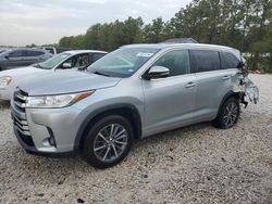 Salvage cars for sale at Houston, TX auction: 2018 Toyota Highlander SE