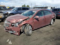 Salvage cars for sale at Denver, CO auction: 2012 Chevrolet Cruze LTZ