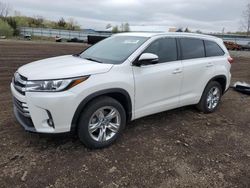 Salvage cars for sale from Copart Columbia Station, OH: 2019 Toyota Highlander Limited