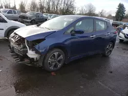 Nissan Leaf salvage cars for sale: 2020 Nissan Leaf SV Plus