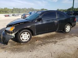 Salvage cars for sale from Copart Apopka, FL: 2001 Honda Civic DX