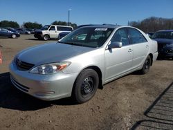 Salvage cars for sale from Copart East Granby, CT: 2002 Toyota Camry LE