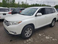 Salvage cars for sale from Copart Sikeston, MO: 2013 Toyota Highlander Base