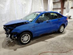 Salvage cars for sale from Copart Leroy, NY: 2010 Ford Focus SE