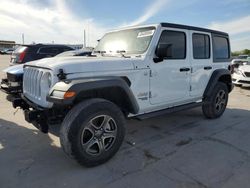 Vehiculos salvage en venta de Copart Grand Prairie, TX: 2018 Jeep Wrangler Unlimited Sport