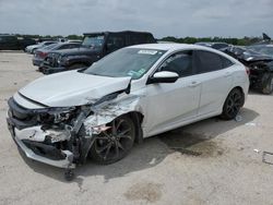 Salvage cars for sale at San Antonio, TX auction: 2019 Honda Civic Sport