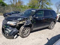 Salvage cars for sale from Copart Cicero, IN: 2016 Ford Explorer Limited